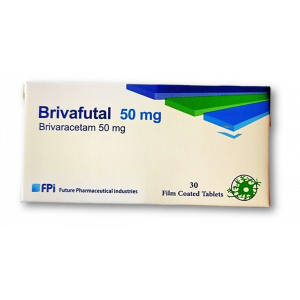 BRIVAFUTAL 50 MG ( BRIVARACETAM ) 30 FILM-COATED TABLETS